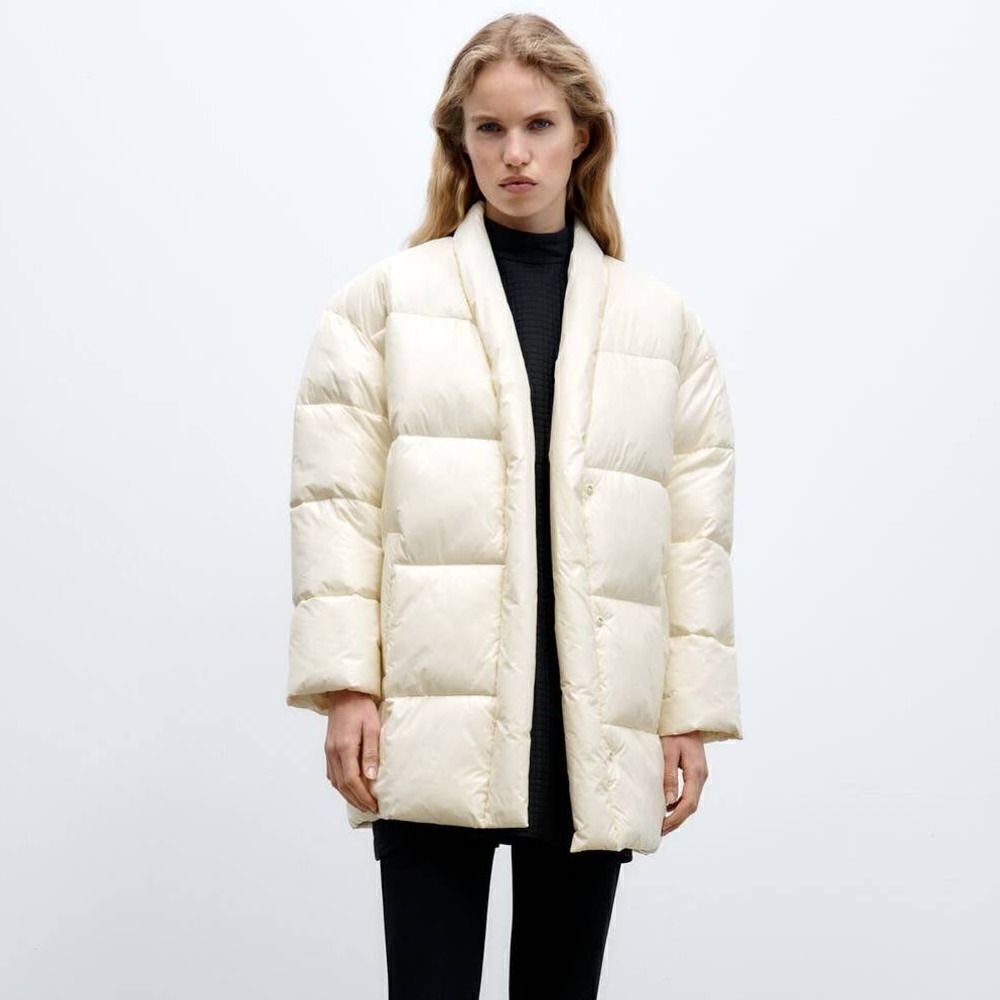 ZARA Minimalistic Padded Jacket New Medium - Picture 8 of 11